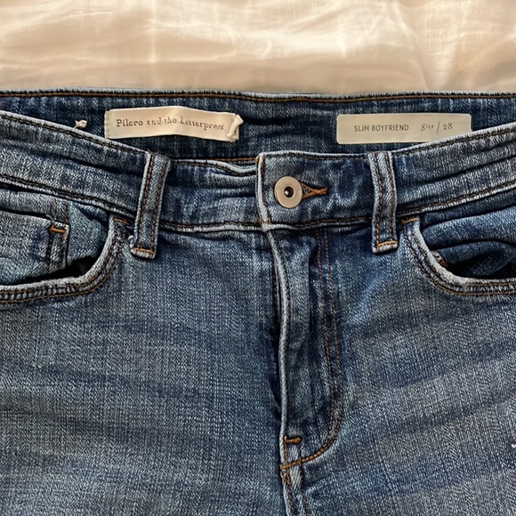 Pilcro and the Letterpress Slim Boyfriend Short - Picture 2 of 3